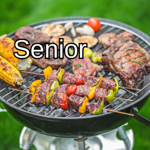 BBQ buffet ticket senior